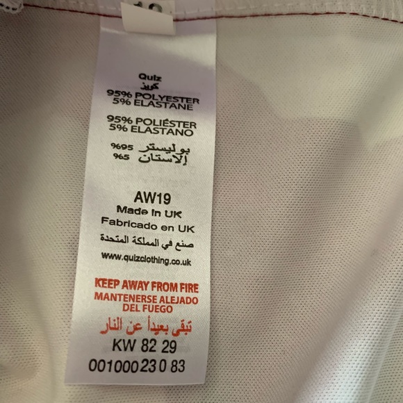 Quiz Floral Dress Wrap Front Berry & Teal Stretch V-Neck Cap Sleeves Big Collar - Picture 10 of 11